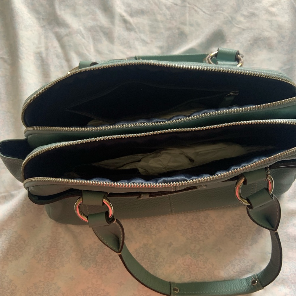 Coach satchel light teal